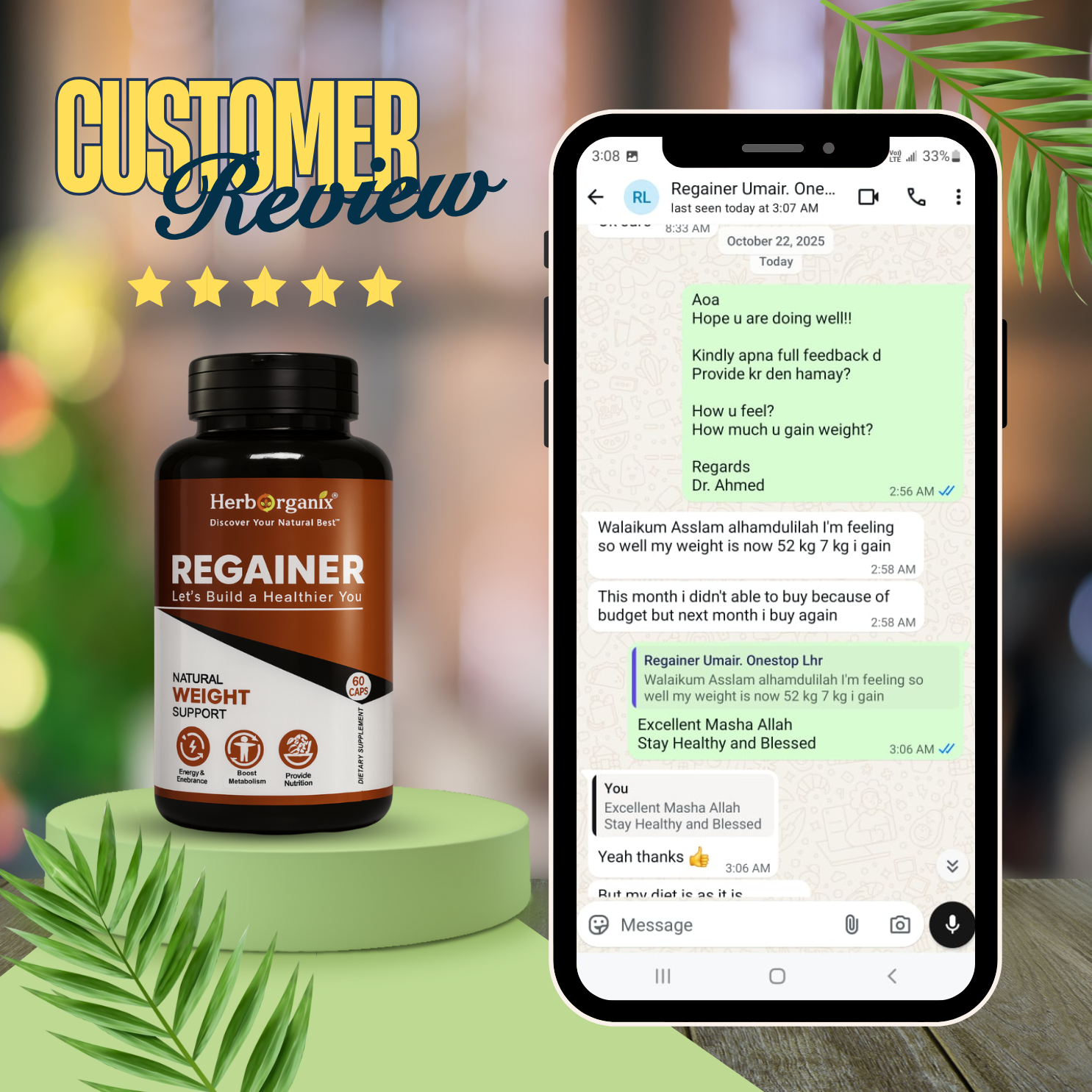 umair regainer 60caps review template